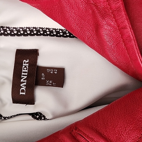 Daniel Leather Coat Sm - EUC - Picture 2 of 4